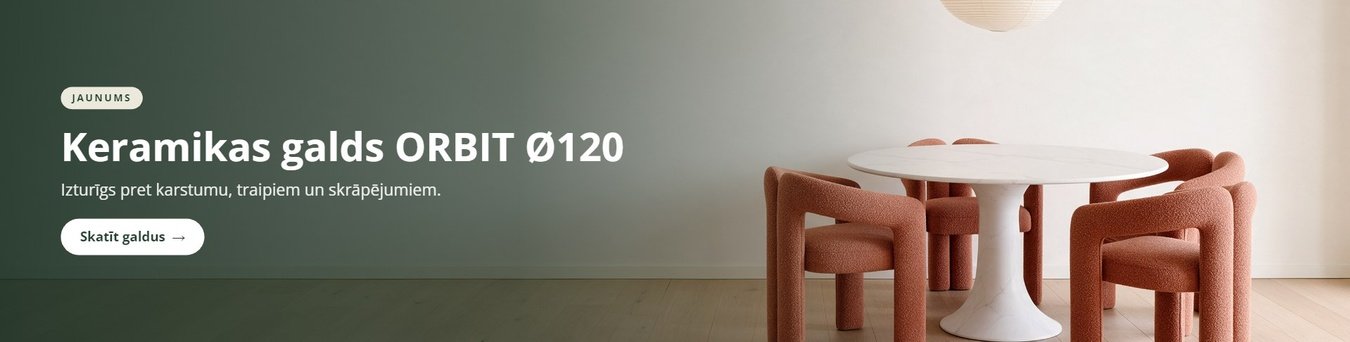 Keramikas galds ORBIT Ø120
