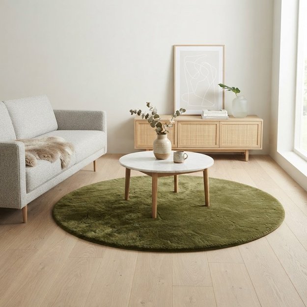 Pluma MOSS ümar vaip Ø200