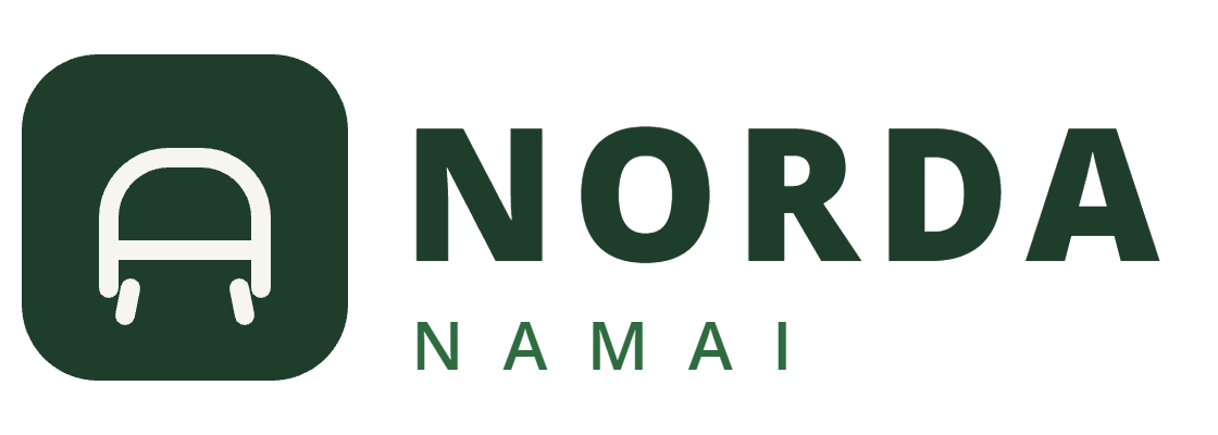 NORDA namai – skandinaviško dizaino baldai ir interjero detalės